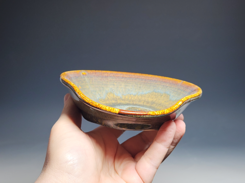 Hand Thrown Ceramic Spoon Rest, Handmade Spoon Holder - Image 3