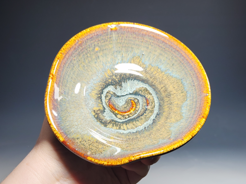 Hand Thrown Ceramic Spoon Rest, Handmade Spoon Holder
