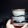 SECONDS SALE! Set of Two (2) Hand Thrown Pottery Wine Cups - Image 3