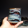 SECONDS SALE! Set of Two (2) Hand Thrown Pottery Wine Cups - Image 8