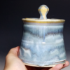 Handmade Pottery Lidded Honey Jar - Image 3