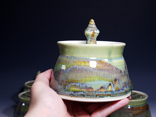 Handmade Pottery Lidded Stash Jar - Image 5