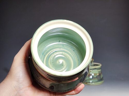 Handmade Pottery Lidded Honey Jar - Image 7