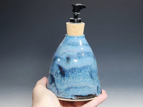 SECONDS SALE! Hand Thrown Pottery Liquid Soap Dispenser - Image 4