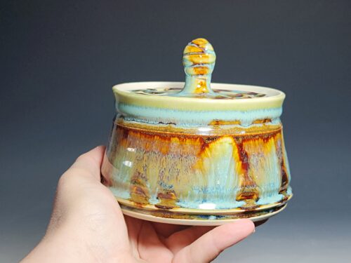 Hand Thrown Pottery Microwave Egg Cooker, Ceramic Poached Egg Cooker