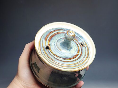 Hand Thrown Pottery Microwave Egg Cooker, Ceramic Poached Egg Cooker - Image 3