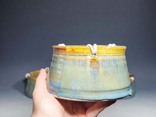 LIMITED EDITION Hand-thrown Pottery Hanging Planter