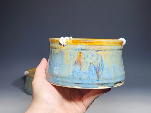 LIMITED EDITION Hand-thrown Pottery Hanging Planter - Image 3