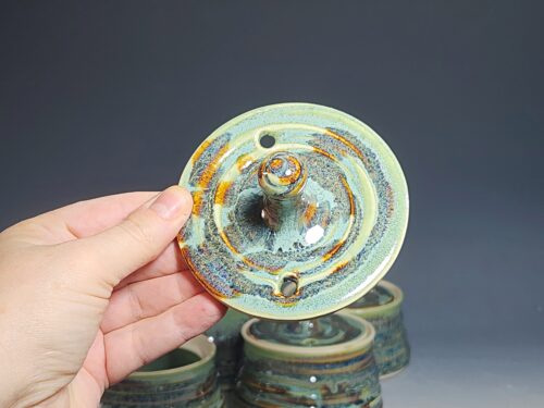 Hand Thrown Pottery Microwave Egg Cooker, Ceramic Poached Egg Cooker - Image 4