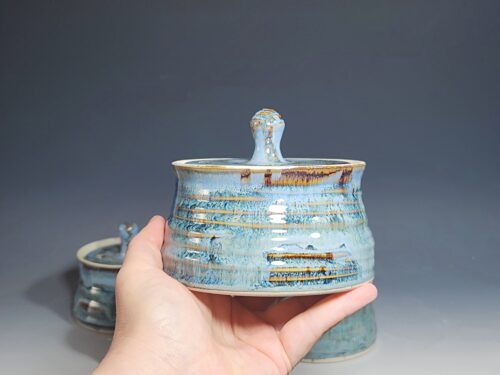 Hand Thrown Pottery Microwave Egg Cooker, Ceramic Poached Egg Cooker - Image 2