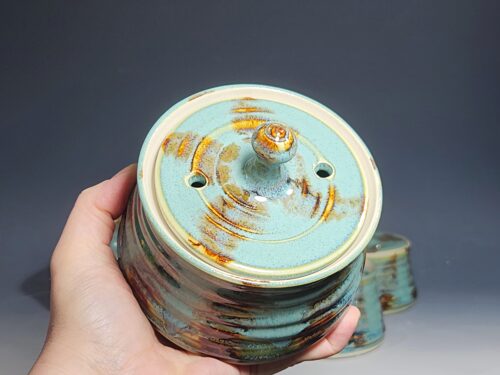 Hand Thrown Pottery Microwave Egg Cooker, Ceramic Poached Egg Cooker - Image 8