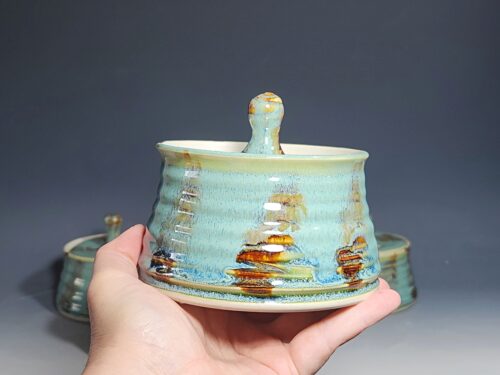 Hand Thrown Pottery Microwave Egg Cooker, Ceramic Poached Egg Cooker - Image 5