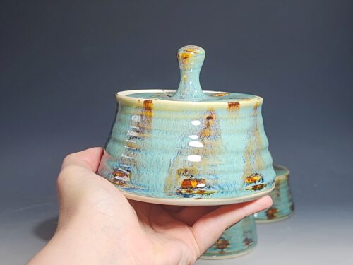 Hand Thrown Pottery Microwave Egg Cooker, Ceramic Poached Egg Cooker - Image 4