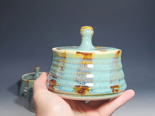 Hand Thrown Pottery Microwave Egg Cooker, Ceramic Poached Egg Cooker - Image 2