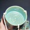 Hand-thrown Pottery Hanging Planter - Image 8