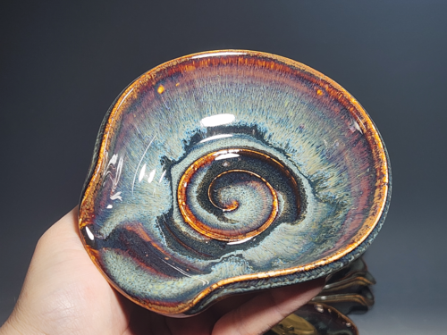 Hand Thrown Ceramic Spoon Rest - Image 3