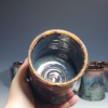 Set of Two (2) Pottery Beer Pint Glasses, Beer Tankards, Ceramic Beer Steins, Ceramic Tumblers, Barware, Rustic - Image 9