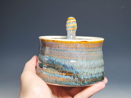 Hand Thrown Pottery Microwave Egg Cooker