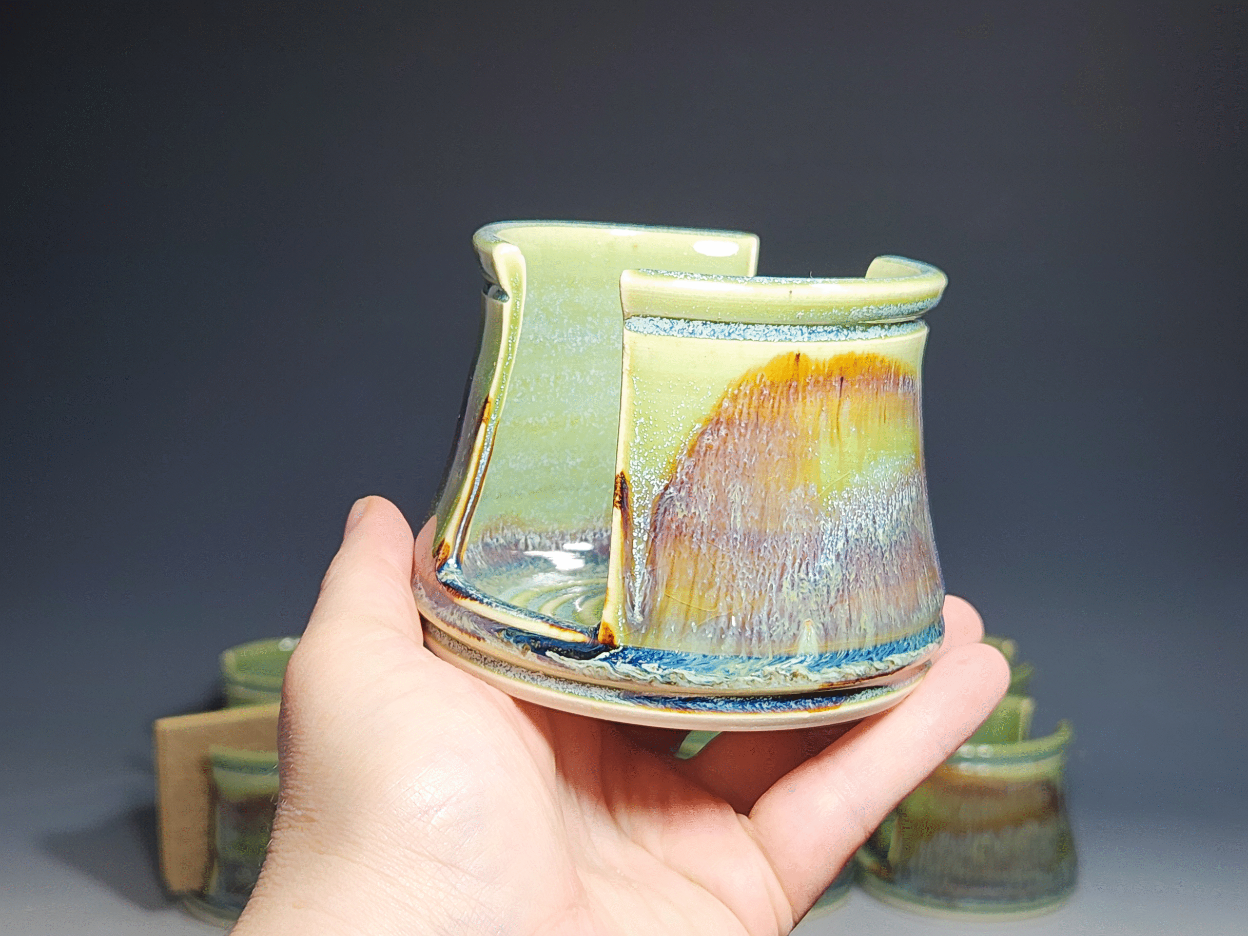 Hand Thrown Pottery Sponge Holder