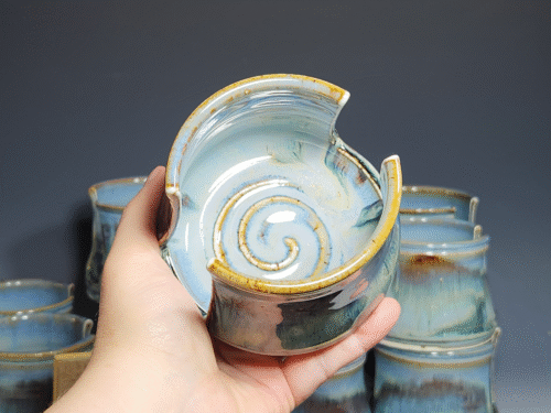 Hand Thrown Pottery Sponge Holder - Image 6