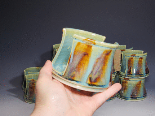 Hand Thrown Pottery Kitchen Sink Sponge Holder - Image 8
