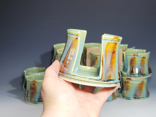 Hand Thrown Pottery Kitchen Sink Sponge Holder - Image 7