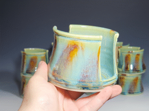 Hand Thrown Pottery Kitchen Sink Sponge Holder