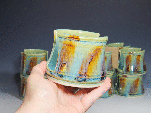 Hand Thrown Pottery Kitchen Sink Sponge Holder - Image 5