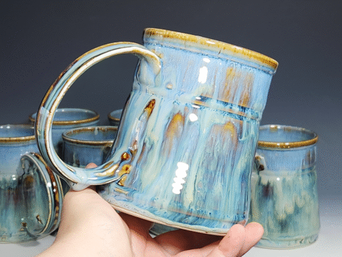 Hand-Thrown Ceramic Coffee Mug, Each - Image 3