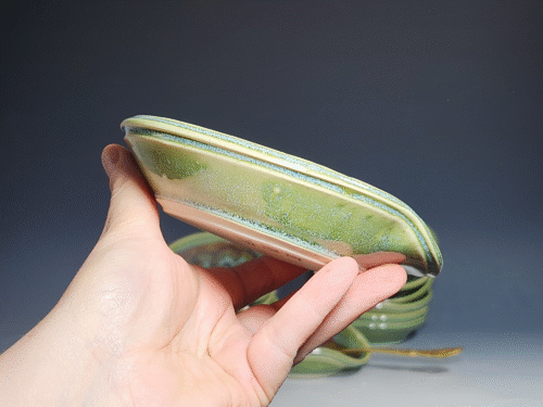 Hand Thrown Ceramic Spoon Rest, Handmade Spoon Holder, Ladle Rest, Tea Bag Holder, Coffee Spoonrest, Rustic, Each - Image 7