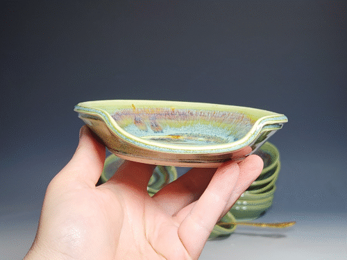 Hand Thrown Ceramic Spoon Rest, Handmade Spoon Holder, Ladle Rest, Tea Bag Holder, Coffee Spoonrest, Rustic, Each - Image 6