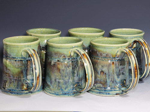 Hand-Thrown Ceramic Coffee Mug, Each - Image 9