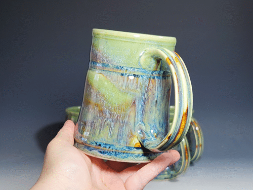 Hand-Thrown Ceramic Coffee Mug, Each - Image 7
