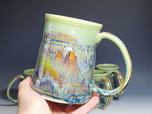 Hand-Thrown Ceramic Coffee Mug, Each - Image 5