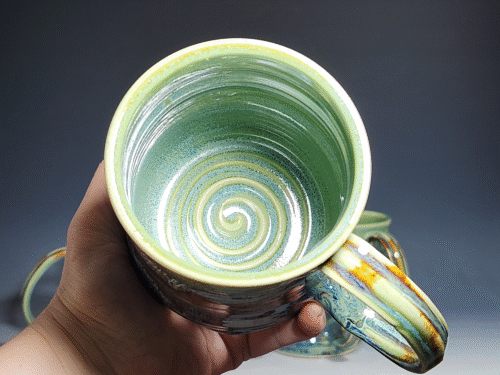 Hand-Thrown Ceramic Coffee Mug, Each - Image 4