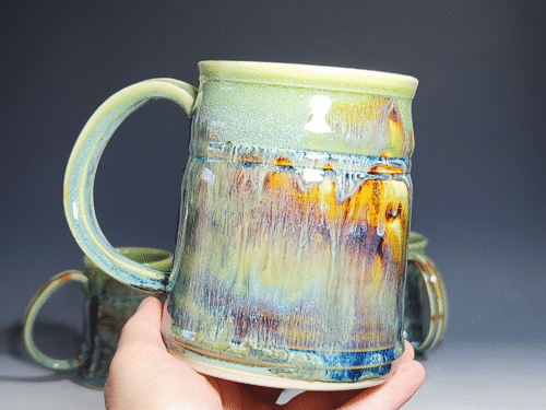 Hand-Thrown Ceramic Coffee Mug, Each - Image 3