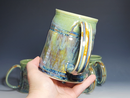 Hand-Thrown Ceramic Coffee Mug, Each - Image 2