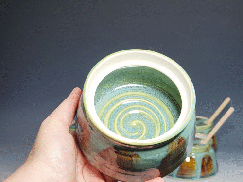 Handmade Pottery Lidded Honey Jar - Image 7