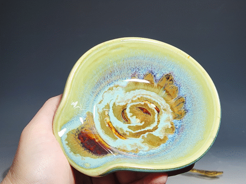 Hand Thrown Ceramic Spoon Rest - Image 10