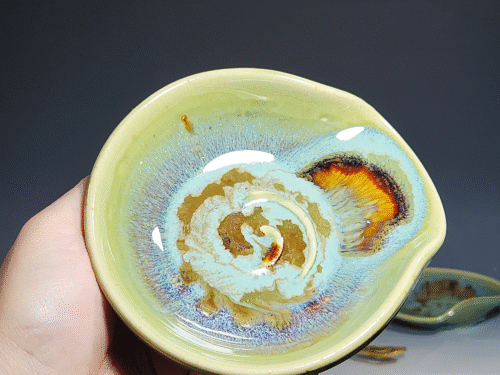 Hand Thrown Ceramic Spoon Rest - Image 4