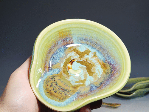 Hand Thrown Ceramic Spoon Rest - Image 3