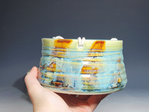 Hand-thrown Pottery Hanging Planter
