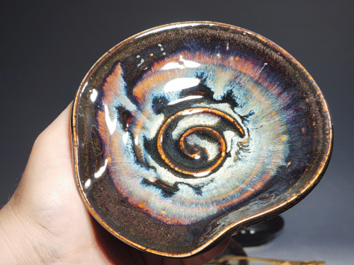 Hand Thrown Ceramic Spoon Rest - Image 2