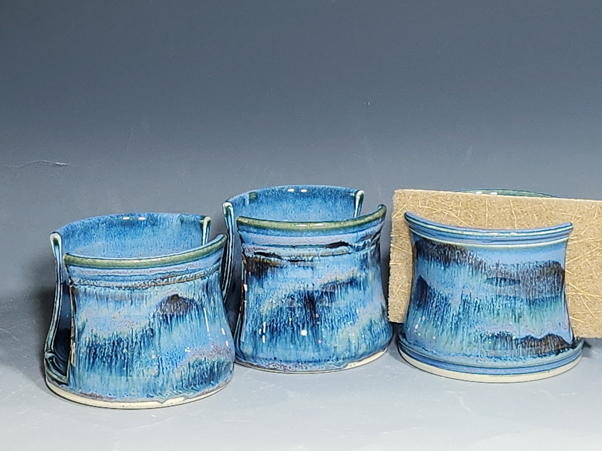 Hand Thrown Pottery Sponge Holder, Kitchen Sink Ceramic Sponge Holder, Rustic, Handmade, Each