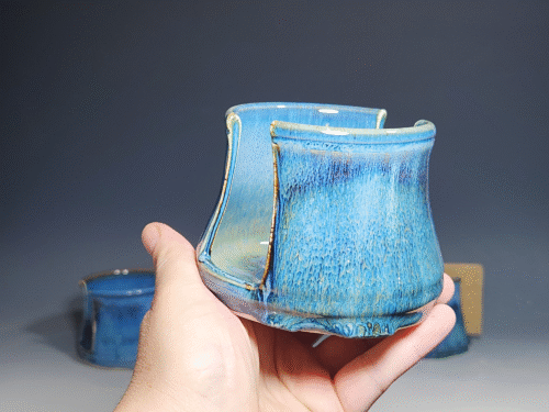 Hand Thrown Pottery Sponge Holder, Kitchen Sink Ceramic Sponge Holder, Rustic, Handmade, Each - Image 4