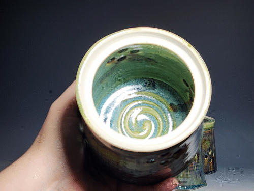 Hand Thrown Ceramic Garlic Keeper, Handmade Pottery Kitchen Decor - Image 7