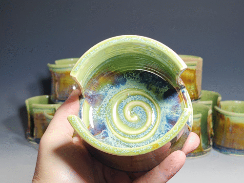 SECONDS SALE Hand Thrown Pottery Kitchen Sink Sponge Holder - Image 7