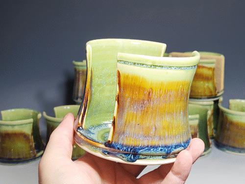 SECONDS SALE Hand Thrown Pottery Kitchen Sink Sponge Holder - Image 2