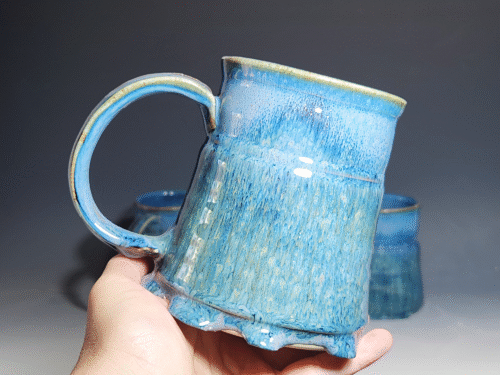 SECONDS SALE! Hand-Thrown Ceramic Coffee Mug - Image 4