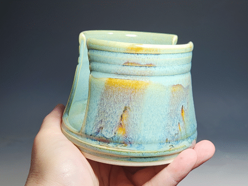 SECONDS SALE Hand Thrown Pottery Kitchen Sink Sponge Holder - Image 8